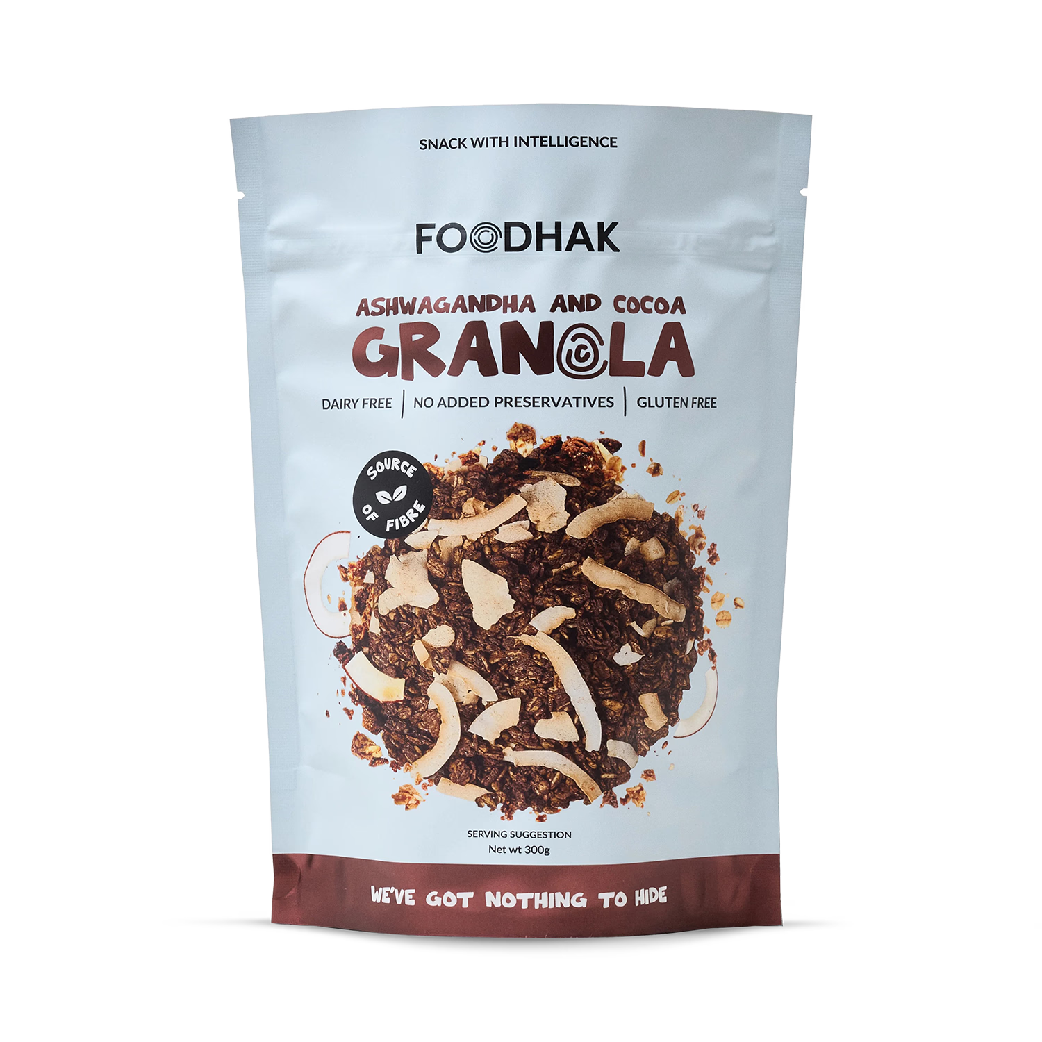 Granola Ashwagandha and Cocoa with seeds, UK version