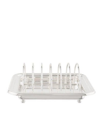 Harrods Greggio Silver-Plated Georgian Toast Rack- Buy online at McGrocer