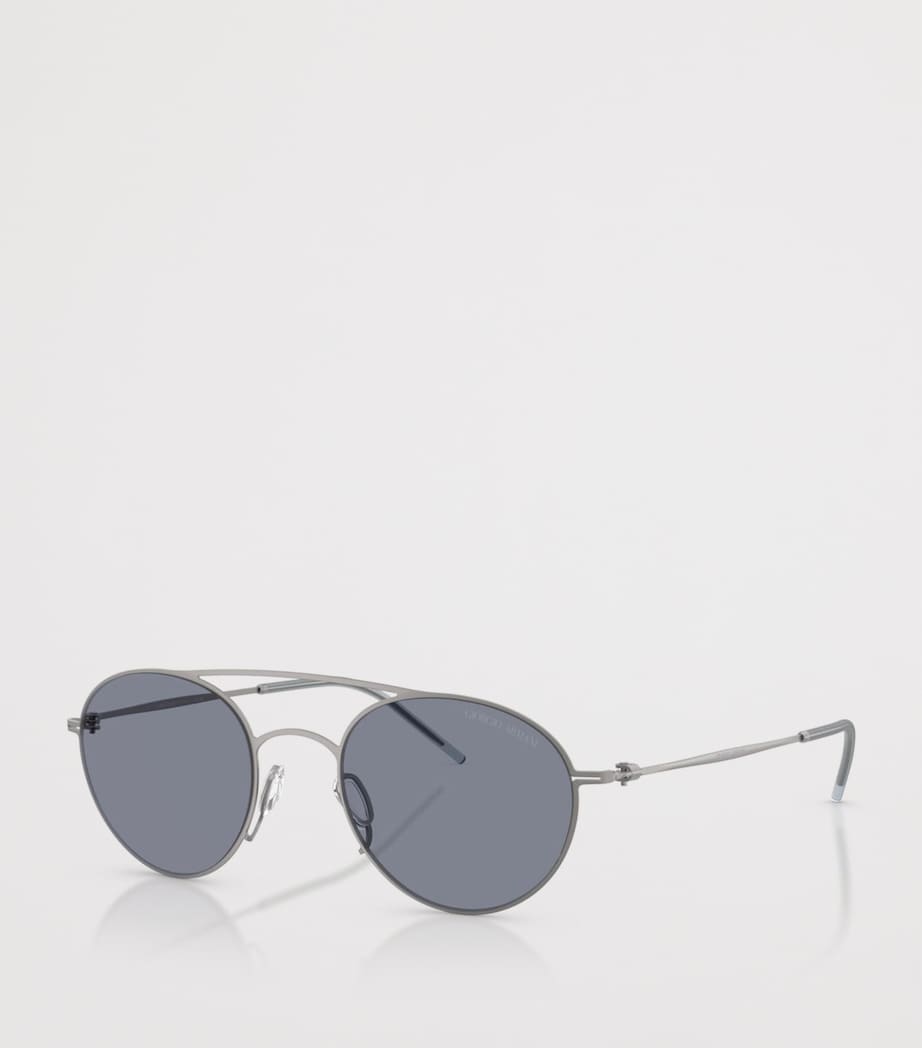 Giorgio Armani round metal sunglasses (British brand)