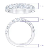 Costco diamond ring 1.50ctw platinum round brilliant - British product