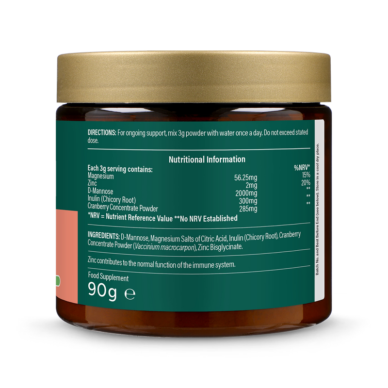 Holland & Barrett D Mannose Powder Immune Support 90g, UK version