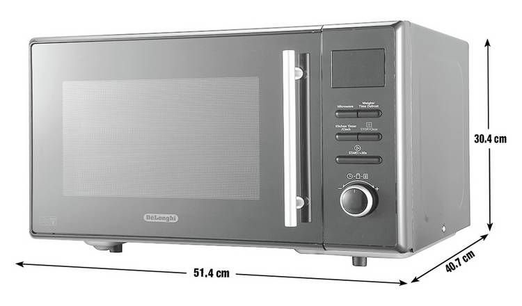 Delonghi 900W Enamel Cavity Solo Microwave AM9 - Black GOODS Argos