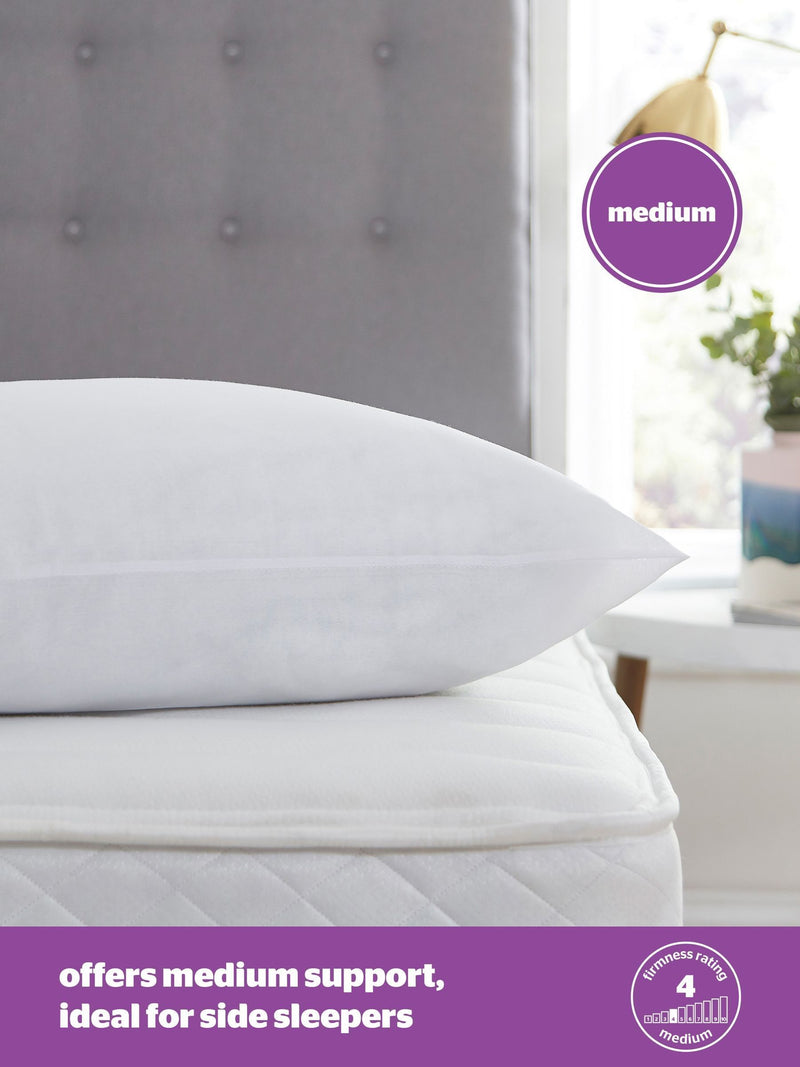 Almohadas Silentnight Medium Deep Sleep, paquete de 6 (marca británica)