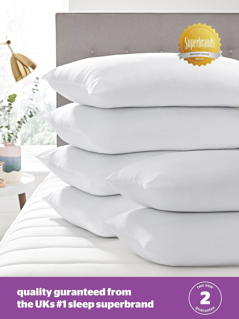 Almohadas Silentnight Medium Deep Sleep, paquete de 6 (marca británica)