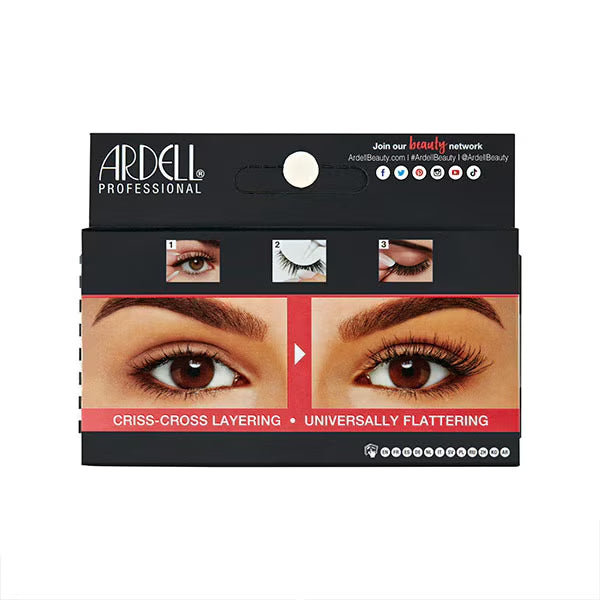 Ardell Demi Wispies false eyelashes black kit - British product