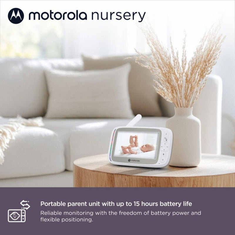 Motorola VM45 Connect smart video baby monitor 5 inch (British brand)