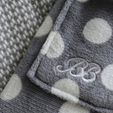 YUYU body hot water bottle in grey polka - British product
