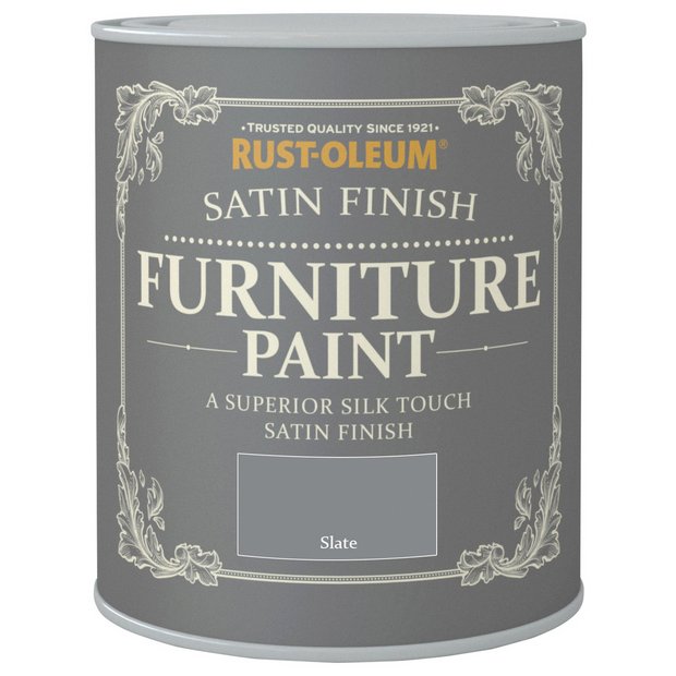 Rust-Oleum furniture paint Slate 750ml (British brand)