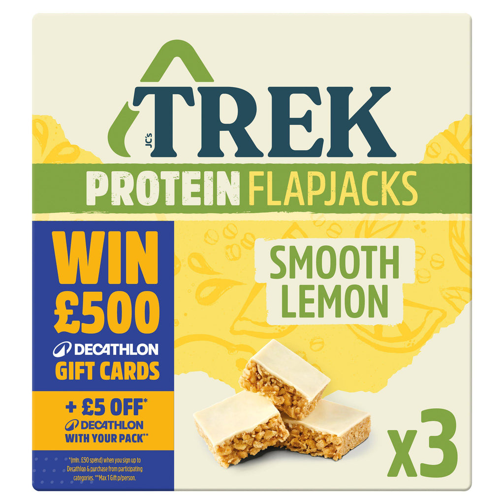 Trek Smooth Lemon Flapjack 3x50g Mpk