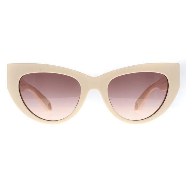 Roberto Cavalli sunglasses cat-eye gradient beige brown - British product