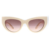 Roberto Cavalli sunglasses cat-eye gradient beige brown - British product