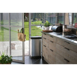 Curver silver pedal bin 50L, UK version