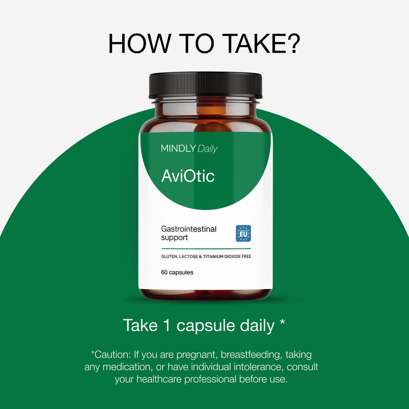 AviOtic probiotic complex 60 capsules - British product