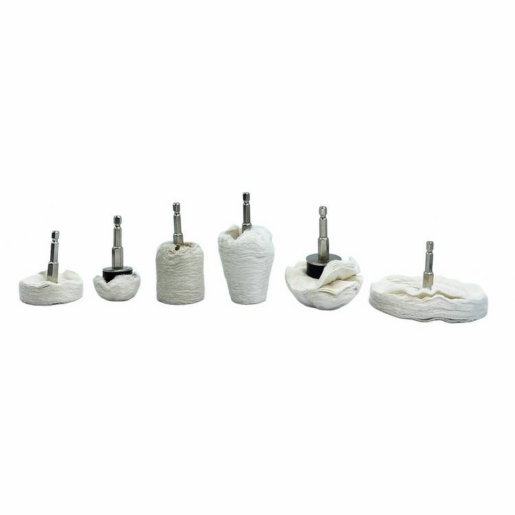 Rolson 6-piece polishing and buffing pads (British brand)