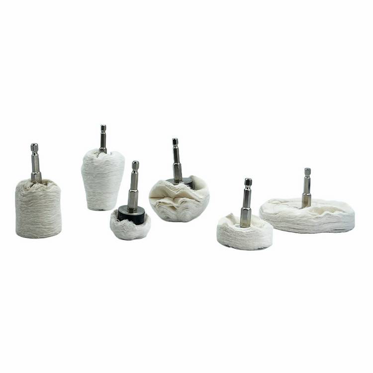 Rolson 6-piece polishing and buffing pads (British brand)