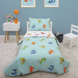 Zog kids bedding set white blue reversible duvet cover, British brand