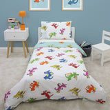 Zog kids bedding set white blue reversible duvet cover, British brand