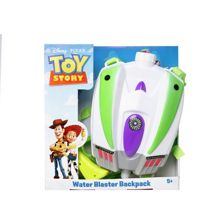 Toy Story Buzz Lightyear water blaster backpack, UK version