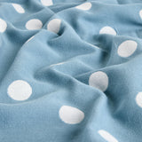 Argos Home Polka Dot Woven Throw - Blue - 150x125cm