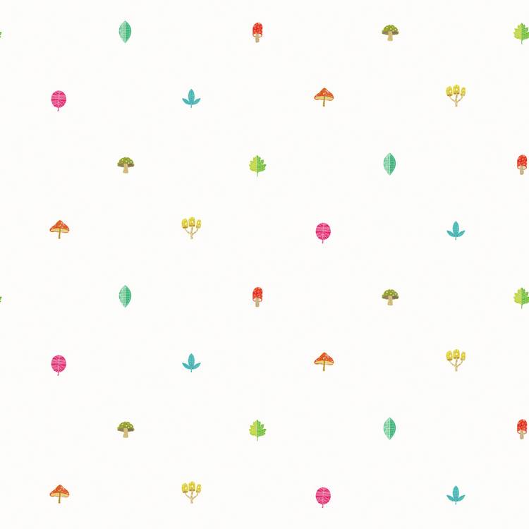 Ohpopsi Forest Spot Juicy Fruit Multicolour wallpaper, imported from the UK