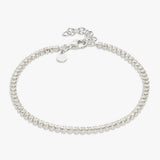 Revere sterling silver white tennis bracelet - British brand