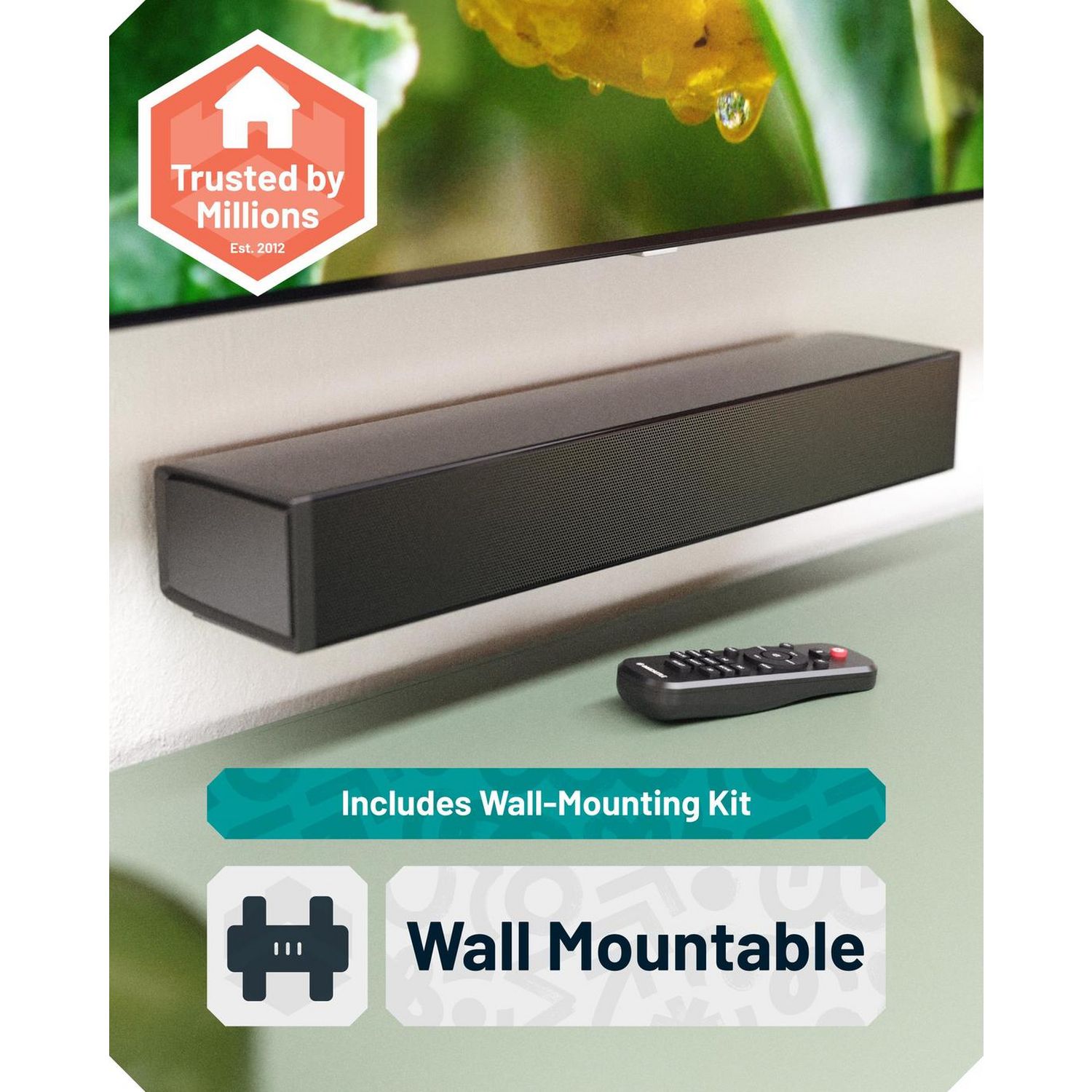 Oakcastle SB40 2.2Ch Bluetooth Soundbar 60W (British brand)