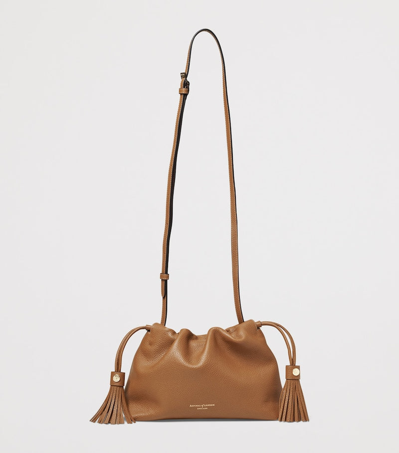 Aspinal of London cross-body pouch Soho East West large, imported from the UK