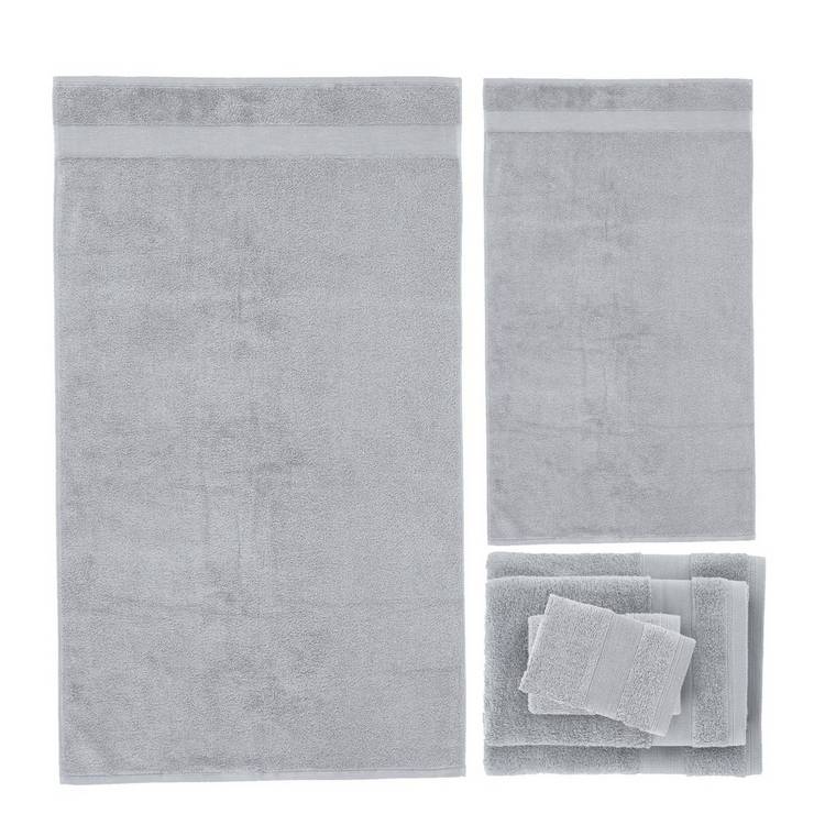 Catherine Lansfield silver anti-bacterial towel bale 6-piece set, imported from the UK