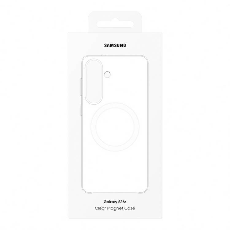 Samsung Galaxy S26+ clear magnetic case, imported from the UK