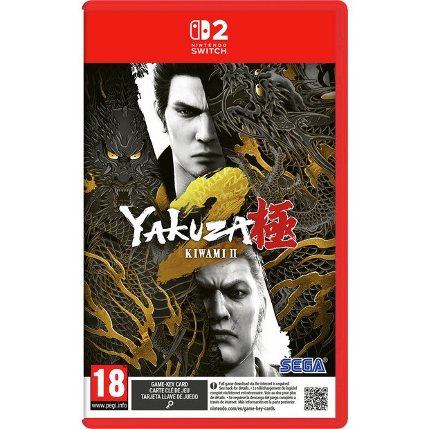Yakuza Kiwami II Nintendo Switch 2 game card, imported from the UK