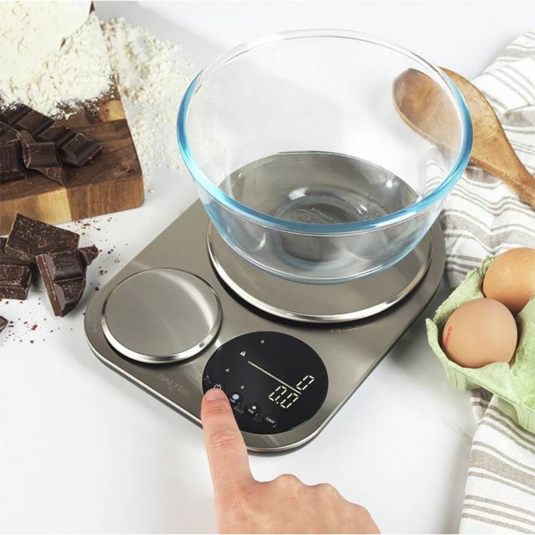 Salter stainless steel dual digital kitchen scale - British product
