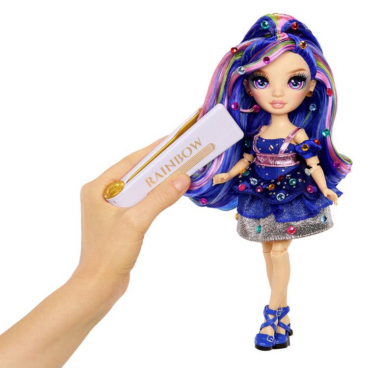 Rainbow High Be Dazzling Genevieve Bleue doll with gem tool (British brand)