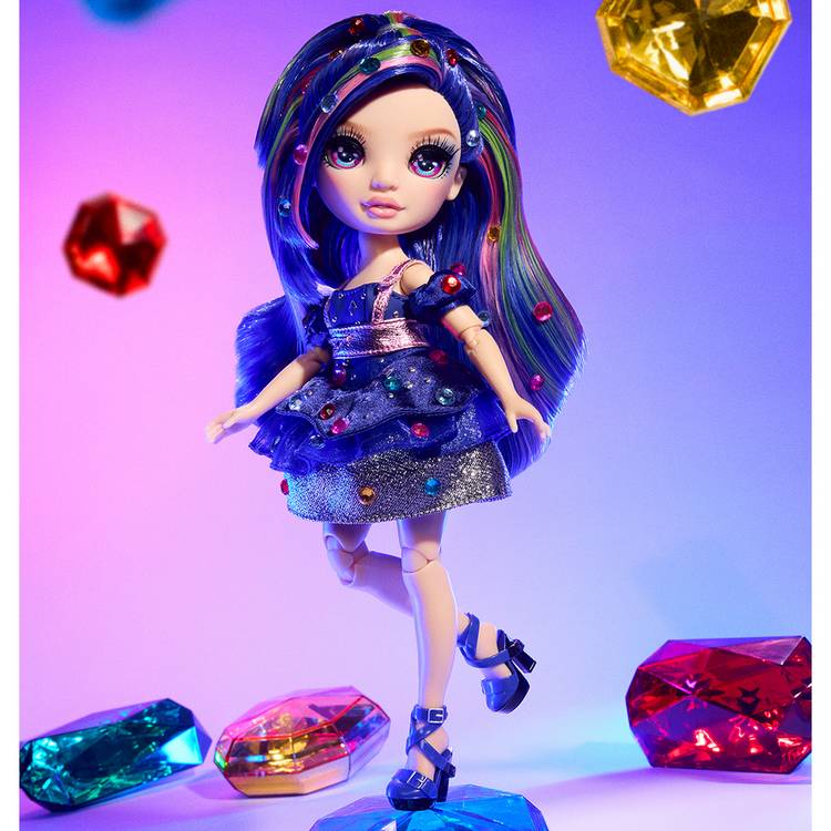 Rainbow High Be Dazzling Genevieve Bleue doll with gem tool (British brand)