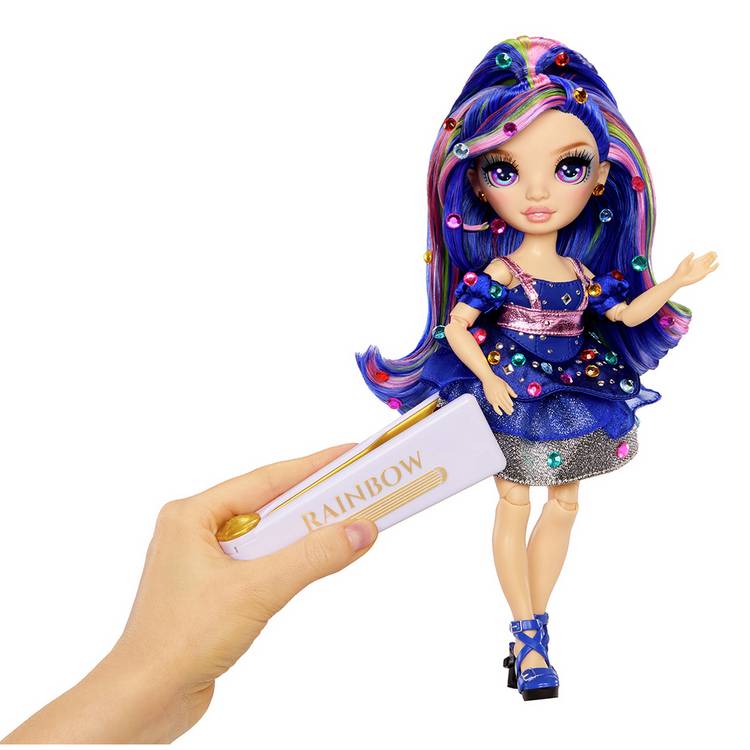 Rainbow High Be Dazzling Genevieve Bleue doll with gem tool (British brand)