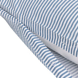 Habitat toddler bedding set denim stripe Oxford edge (British brand)