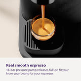 Philips Baristina bean to cup coffee machine black (British brand)