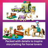 LEGO Friends horse trailer toy with car 279-piece set, UK version