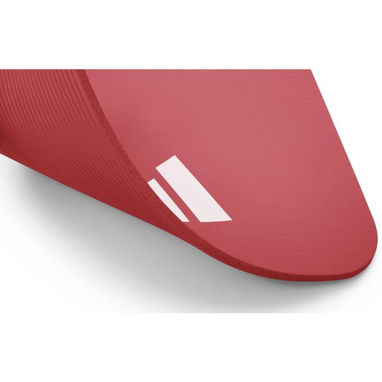 Adidas 10mm thick fitness yoga mat in red, UK version