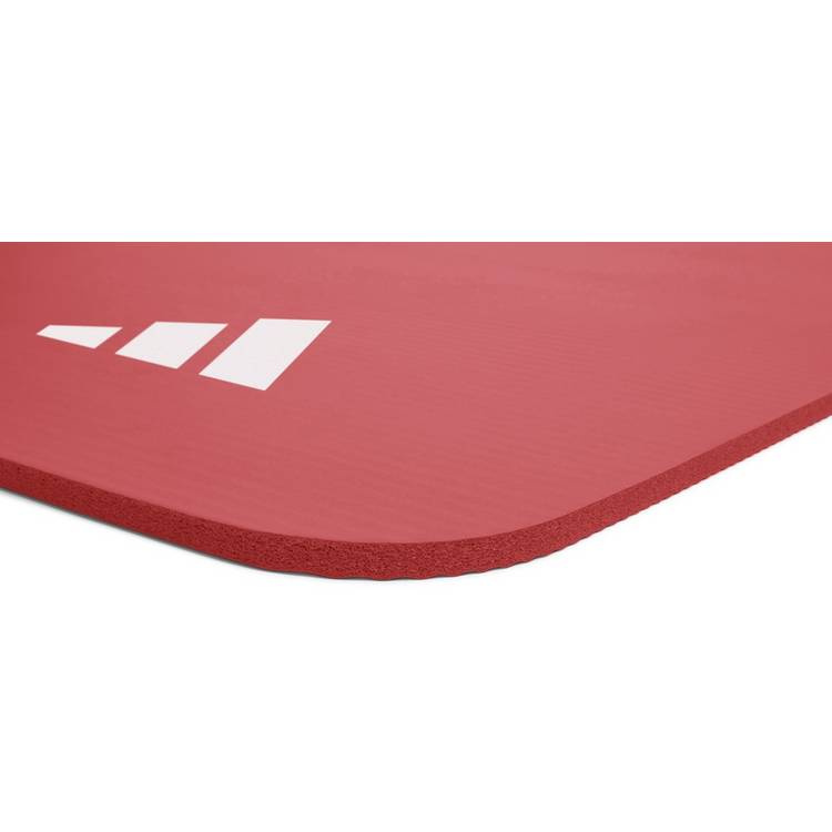 Adidas 10mm thick fitness yoga mat in red, UK version