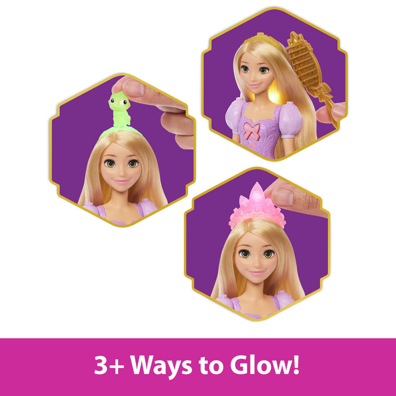 Disney Princess Rapunzel light-up hair doll with accessories - British product