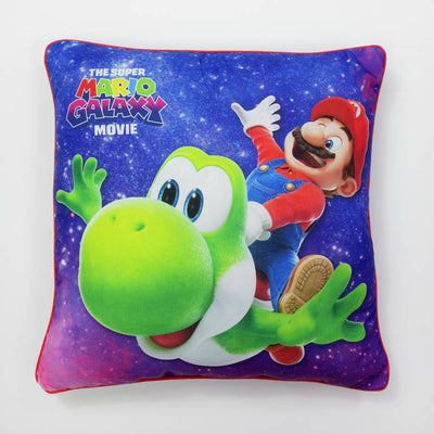 Argos Nintendo Super Mario Cushion Blue 40x40cm- Buy online at McGrocer