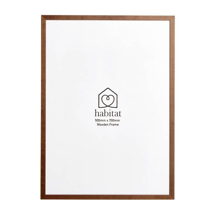 Habitat walnut Ontario picture frame 50x70cm, imported from the UK