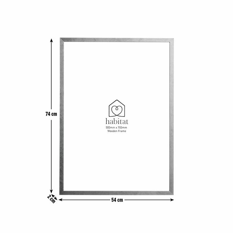 Habitat walnut Ontario picture frame 50x70cm, imported from the UK
