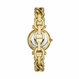 Fossil Carlie gold tone stainless steel bracelet watch (British brand)