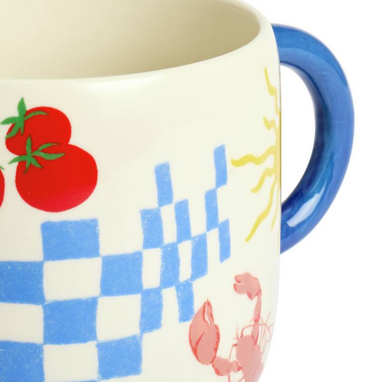 Argos Home coastal stoneware mugs 400ml, UK version