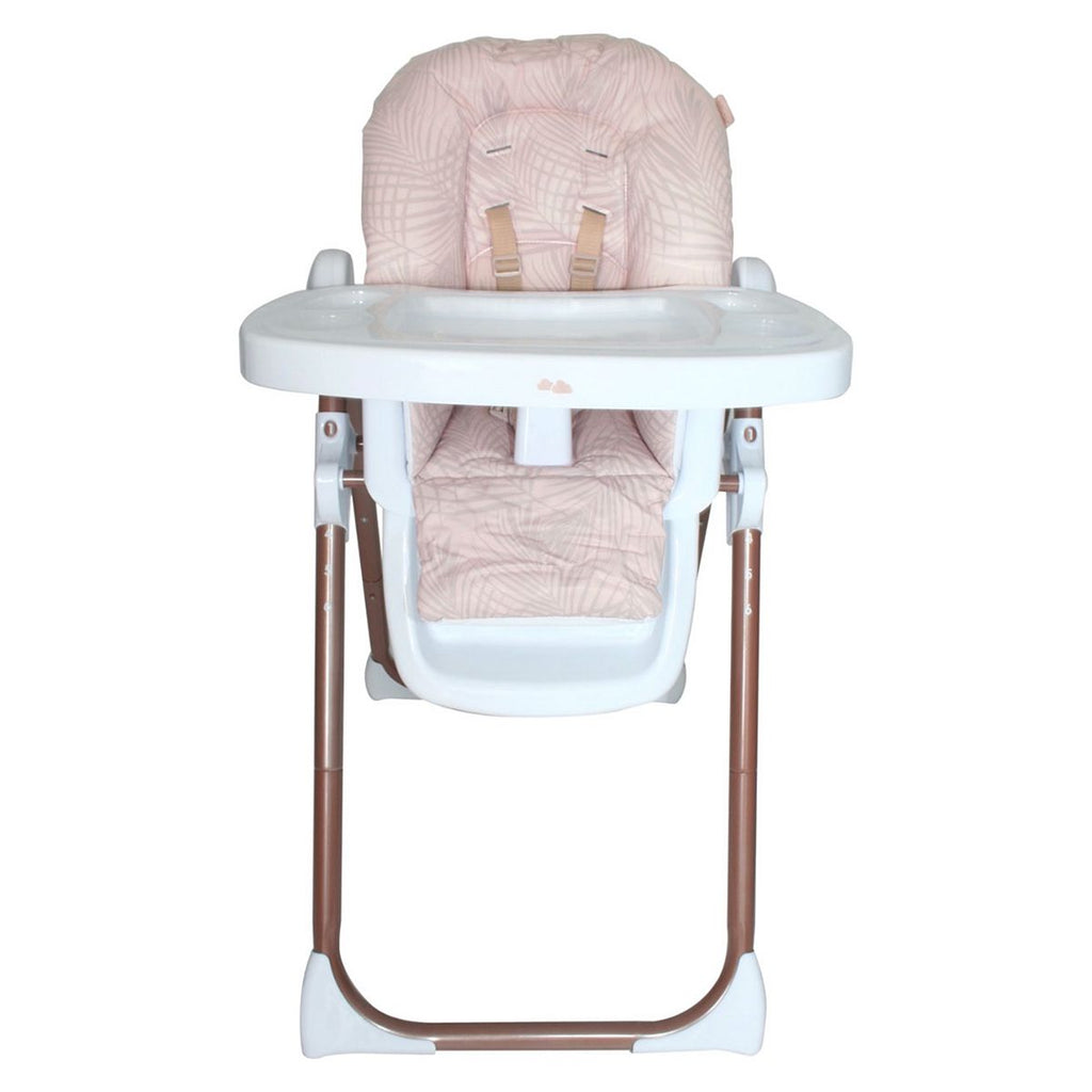 My Babiie Samantha Faiers Premium Highchair - Rose Gold Blush Tropical