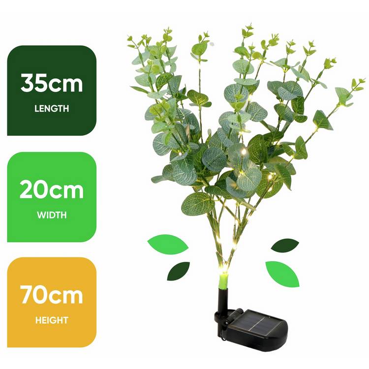 Streetwize eucalyptus tree solar lights pack of 2, UK version