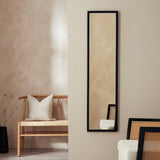 Home Essentials black full length wall mirror 120x30cm - British product