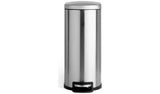 Habitat 40 Litre Brushed Finish Slim Pedal Bin -Black/Silver GOODS Argos