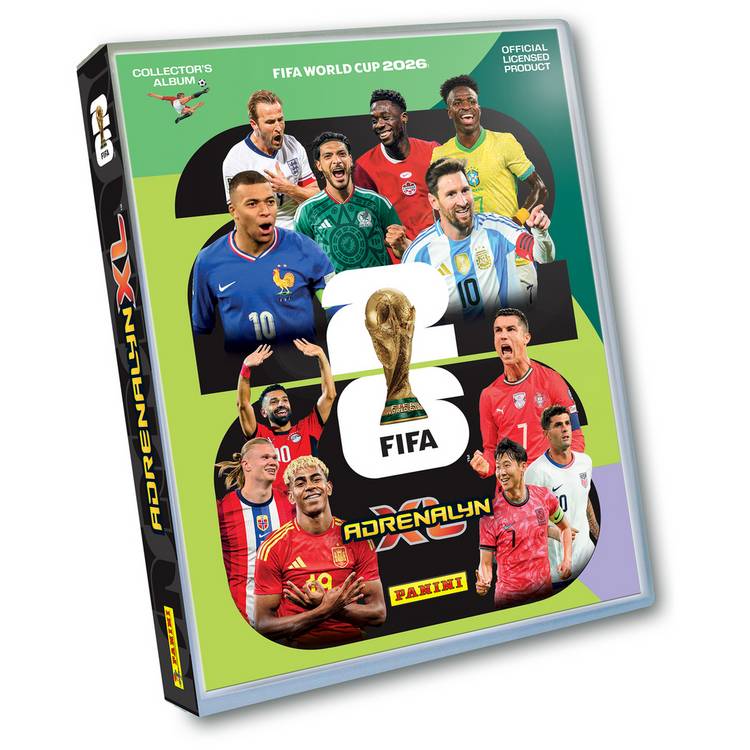 Panini FIFA World Cup 2026 trading card starter pack, imported from the UK